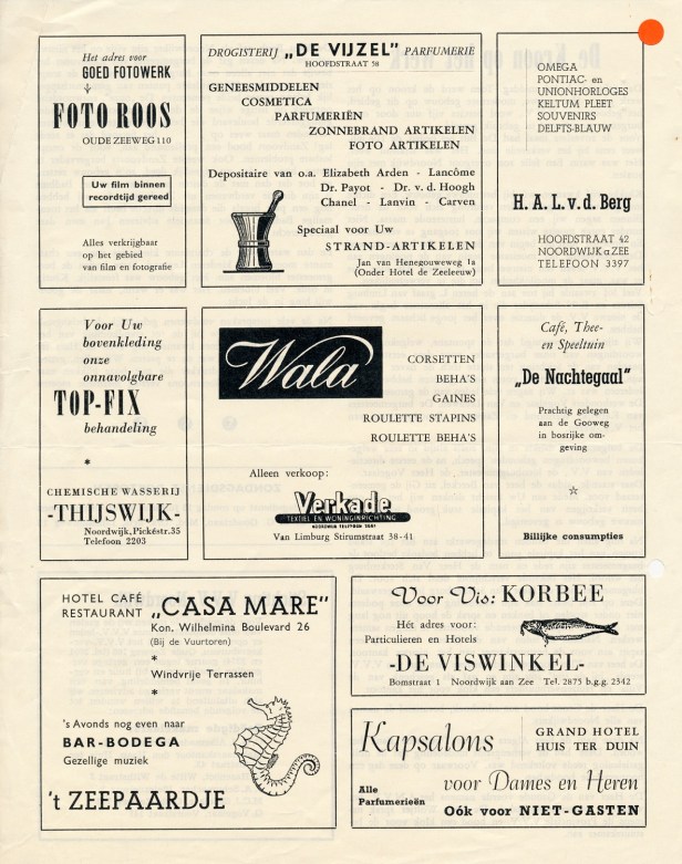 Advertenties 1958