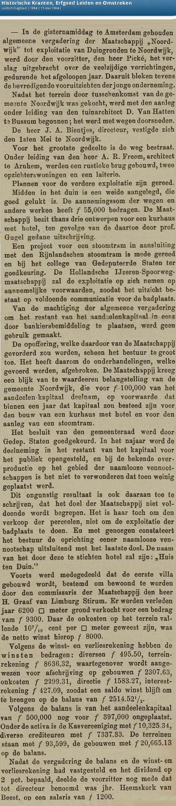 Maatschappij Noorwijk
